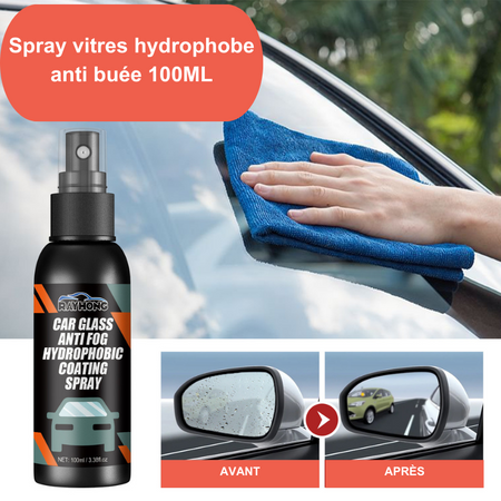 Spray vitres hydrophobe / anti buée 100ML