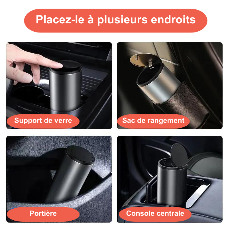 Cendrier poubelle pour voiture