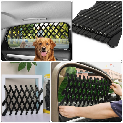 Grille de fenêtre de voiture pour animaux de compagnie