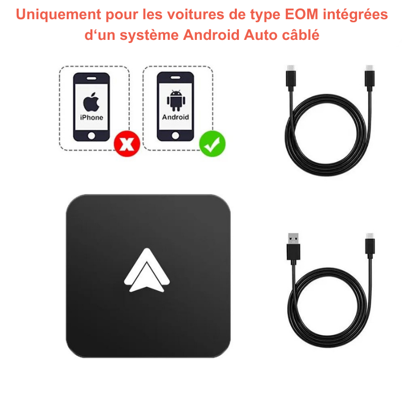 Adaptateur Carplay et Android Auto bluetooth